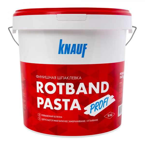 Шпатлевка финишная Knauf Ротбанд паста Профи 18 кг